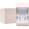 image:imageMartha Stewart Lab Grown Diamond Earrings Drop Style Sterling Silver Fine Jewelry for WomenRound Shape3 Carat