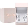image:imageMartha Stewart Lab Grown Diamond Earrings Drop Style Sterling Silver Fine Jewelry for WomenRound Shape5 Carat