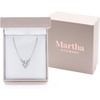 image:imageMartha Stewart Lab Grown Diamond Solitaire Necklace In Sterling Silver Emerald Heart Pear or Round ShapeHeart Shape3 Carat