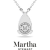 image:imageMartha Stewart Lab Grown Diamond Solitaire Necklace In Sterling Silver Emerald Heart Pear or Round ShapePear Shape3 Carat
