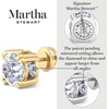 image:imageMartha Stewart Lab Grown Diamond Stud Earrings in Sterling Silver Lab Grown Diamond Earrings for Women40 Carats
