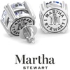 image:imageMartha Stewart Lab Grown Diamond Stud Earrings in Sterling Silver Lab Grown Diamond Earrings for Women50 Carats
