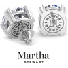 image:imageMartha Stewart Lab Grown Diamond Stud Earrings in Sterling Silver Lab Grown Diamond Earrings for Women80 Carats