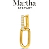 image:imageMartha Stewart Luna Gold Drop Earrings With Crystals