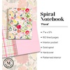 image:imageMartha Stewart Mini Spiral Notebook 7x9 Journaling Notebook with 160 Lined Pages and Perforated TearOuts Convenient Interior Pocket for Notes FloralFloral