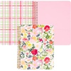 image:imageMartha Stewart Mini Spiral Notebook 7x9 Journaling Notebook with 160 Lined Pages and Perforated TearOuts Convenient Interior Pocket for Notes FloralFloral