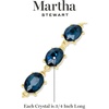 image:imageMartha Stewart Oval Crystal Statement BraceletBlue