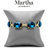 image:imageMartha Stewart Oval Crystal Statement BraceletBlue