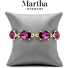 image:imageMartha Stewart Oval Crystal Statement BraceletPurple