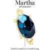 image:imageMartha Stewart Oval Crystal Statement NecklaceBlue