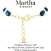 image:imageMartha Stewart Oval Crystal Statement NecklaceBlue