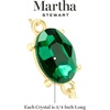 image:imageMartha Stewart Oval Crystal Statement NecklaceGreen
