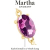 image:imageMartha Stewart Oval Crystal Statement NecklacePurple