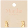 image:imageMartha Stewart Textured Gold Hoop Earrings