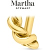 image:imageMartha Stewart Textured Gold Hoop Earrings