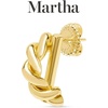 image:imageMartha Stewart Textured Gold Hoop Earrings