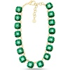 image:imageMartha Stewart Cushion Crystal Statement NecklaceGreen