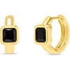 image:imageMartha Stewart Gold Huggie Hoop EarringsBlack