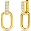 image:imageMartha Stewart Luna Gold Drop Earrings With Crystals