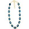image:imageMartha Stewart Oval Crystal Statement NecklaceBlue