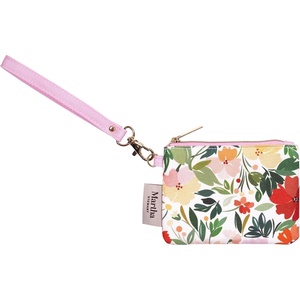 image:imageMartha Stewart ID Zipper Wallet with Wristlet for Women Cute Identification Badge Holder for Teachers and Nurses Floral