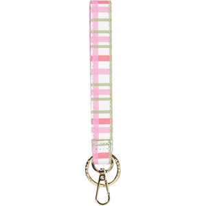 image:imageMartha Stewart Wristlet for Keychain and Keys Cute Floral Key Holder BraceletPlaid
