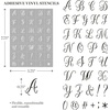 image:imageMartha Stewart Vinyl Stencil Kit 6 Pc Script
