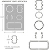 image:imageMartha Stewart Vinyl Stencil Kit 6 Pc Script