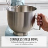 image:imageMartha Stewart 53Qt Stand Mixer 12Speed TiltHead Electric Kitchen Mixer with Stainless Steel Bowl Dough Hook Whisk amp Beater Splash Guard Ideal for Baking Bread Cake amp Whipping Linen CreamSky Blue