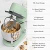 image:imageMartha Stewart 53Qt Stand Mixer 12Speed TiltHead Electric Kitchen Mixer with Stainless Steel Bowl Dough Hook Whisk amp Beater Splash Guard Ideal for Baking Bread Cake amp Whipping Linen CreamHoneydew Green