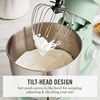 image:imageMartha Stewart 53Qt Stand Mixer 12Speed TiltHead Electric Kitchen Mixer with Stainless Steel Bowl Dough Hook Whisk amp Beater Splash Guard Ideal for Baking Bread Cake amp Whipping Linen CreamHoneydew Green