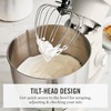 image:imageMartha Stewart 53Qt Stand Mixer 12Speed TiltHead Electric Kitchen Mixer with Stainless Steel Bowl Dough Hook Whisk amp Beater Splash Guard Ideal for Baking Bread Cake amp Whipping Linen CreamLinen Cream
