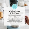 image:imageMartha Stewart 53Qt Stand Mixer 12Speed TiltHead Electric Kitchen Mixer with Stainless Steel Bowl Dough Hook Whisk amp Beater Splash Guard Ideal for Baking Bread Cake amp Whipping Linen CreamSky Blue