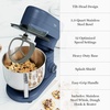 image:imageMartha Stewart 53Qt Stand Mixer 12Speed TiltHead Electric Kitchen Mixer with Stainless Steel Bowl Dough Hook Whisk amp Beater Splash Guard Ideal for Baking Bread Cake amp Whipping Linen CreamIndigo Blue