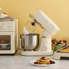 image:imageMartha Stewart 53Qt Stand Mixer 12Speed TiltHead Electric Kitchen Mixer with Stainless Steel Bowl Dough Hook Whisk amp Beater Splash Guard Ideal for Baking Bread Cake amp Whipping Linen CreamCaviar Gray