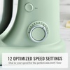 image:imageMartha Stewart 53Qt Stand Mixer 12Speed TiltHead Electric Kitchen Mixer with Stainless Steel Bowl Dough Hook Whisk amp Beater Splash Guard Ideal for Baking Bread Cake amp Whipping Linen CreamHoneydew Green