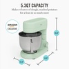 image:imageMartha Stewart 53Qt Stand Mixer 12Speed TiltHead Electric Kitchen Mixer with Stainless Steel Bowl Dough Hook Whisk amp Beater Splash Guard Ideal for Baking Bread Cake amp Whipping Linen CreamHoneydew Green