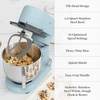 image:imageMartha Stewart 53Qt Stand Mixer 12Speed TiltHead Electric Kitchen Mixer with Stainless Steel Bowl Dough Hook Whisk amp Beater Splash Guard Ideal for Baking Bread Cake amp Whipping Linen CreamSky Blue