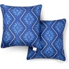 image:imageMartha Stewart Americana Embroidered Lobster Indoor Outdoor Decorative Pillow 2Pack Set UV Fade Resistant Water Repellent Coastal Design BlueRed 18x18Navy Blue