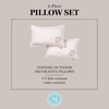 image:imageMartha Stewart Americana Embroidered Lobster Indoor Outdoor Decorative Pillow 2Pack Set UV Fade Resistant Water Repellent Coastal Design BlueRed 18x18Strawberry Pink
