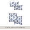 image:imageMartha Stewart Americana Embroidered Lobster Indoor Outdoor Decorative Pillow 2Pack Set UV Fade Resistant Water Repellent Coastal Design BlueRed 18x18Ocean Blue