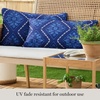 image:imageMartha Stewart Americana Embroidered Lobster Indoor Outdoor Decorative Pillow 2Pack Set UV Fade Resistant Water Repellent Coastal Design BlueRed 18x18Navy Blue