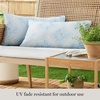 image:imageMartha Stewart Americana Embroidered Lobster Indoor Outdoor Decorative Pillow 2Pack Set UV Fade Resistant Water Repellent Coastal Design BlueRed 18x18Sky Blue