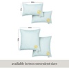 image:imageMartha Stewart Americana Embroidered Lobster Indoor Outdoor Decorative Pillow 2Pack Set UV Fade Resistant Water Repellent Coastal Design BlueRed 18x18Lemon Yellow