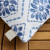 image:imageMartha Stewart Americana Embroidered Lobster Indoor Outdoor Decorative Pillow 2Pack Set UV Fade Resistant Water Repellent Coastal Design BlueRed 18x18Ocean Blue