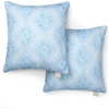 image:imageMartha Stewart Americana Embroidered Lobster Indoor Outdoor Decorative Pillow 2Pack Set UV Fade Resistant Water Repellent Coastal Design BlueRed 18x18Sky Blue