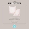 image:imageMartha Stewart Americana Embroidered Lobster Indoor Outdoor Decorative Pillow 2Pack Set UV Fade Resistant Water Repellent Coastal Design BlueRed 18x18Strawberry Pink