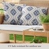image:imageMartha Stewart Americana Embroidered Lobster Indoor Outdoor Decorative Pillow 2Pack Set UV Fade Resistant Water Repellent Coastal Design BlueRed 18x18Ocean Blue