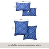 image:imageMartha Stewart Americana Embroidered Lobster Indoor Outdoor Decorative Pillow 2Pack Set UV Fade Resistant Water Repellent Coastal Design BlueRed 18x18Navy Blue