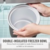 image:imageMartha Stewart Ice Cream Maker 2 Quart DoubleInsulated Freezer Bowl Sorbet amp Frozen Yogurt Ready in 20 Minutes MixIns Chute Easy to Clean Linen CreamCaviar